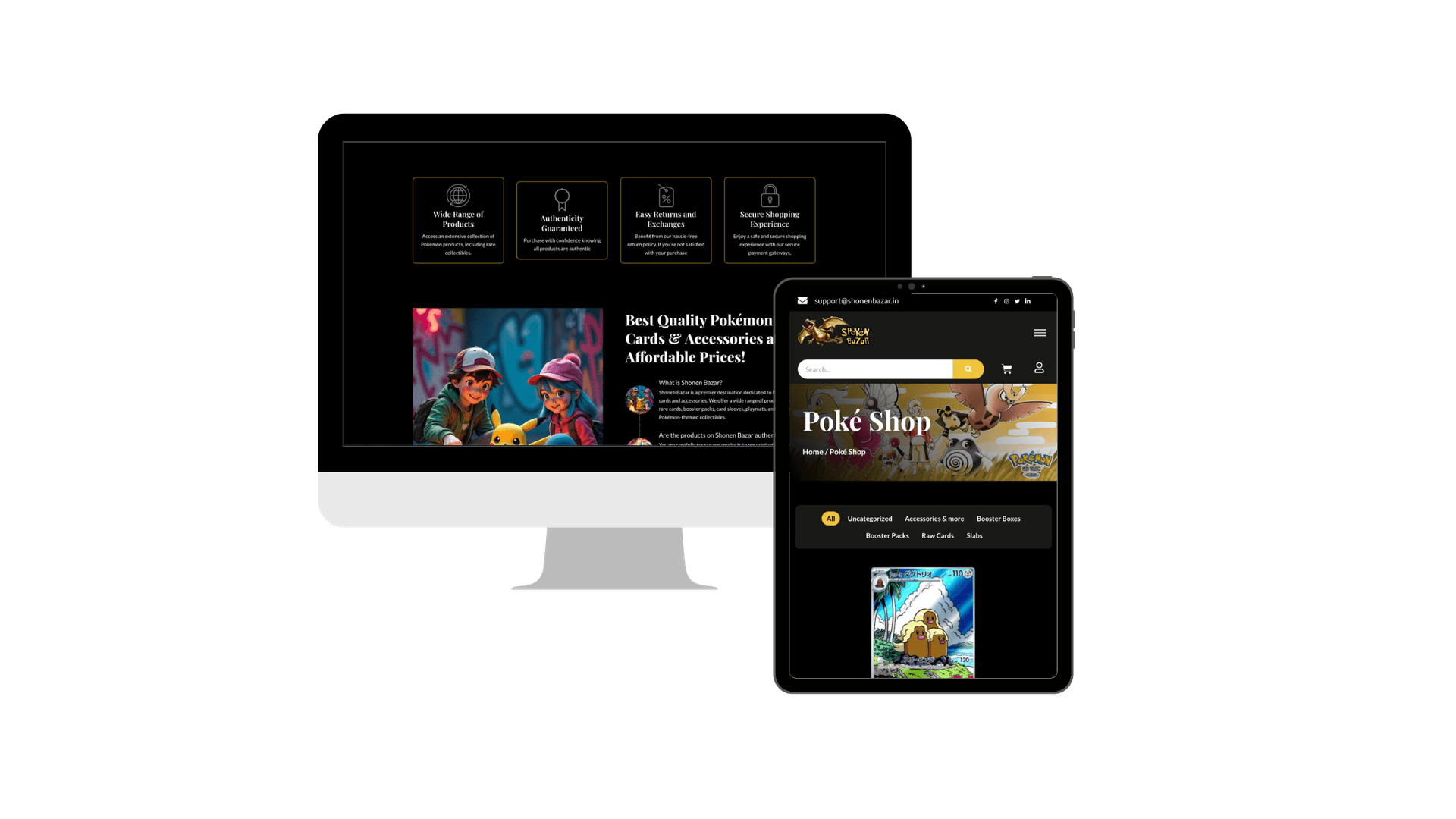 Solutions implemented for Shonen Bazar ecommerce