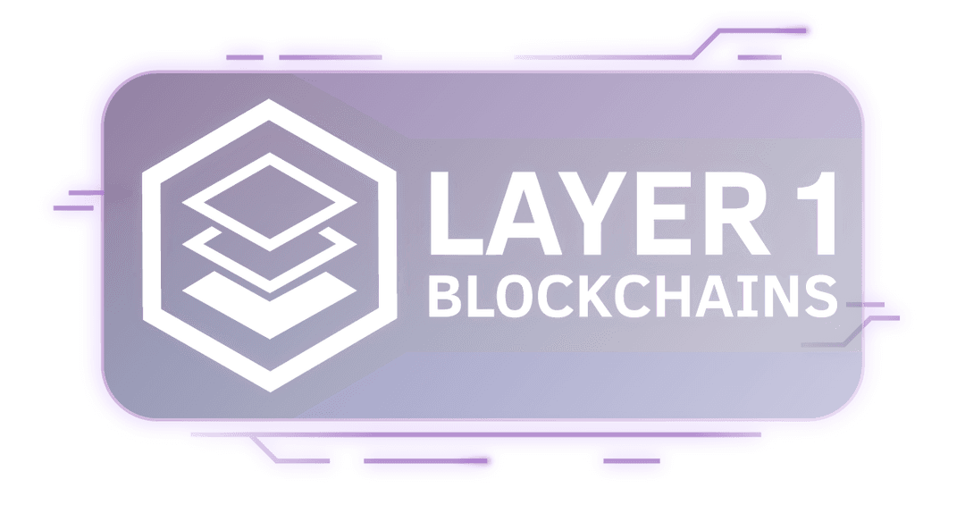 Layer 1 blockchain architecture visualization