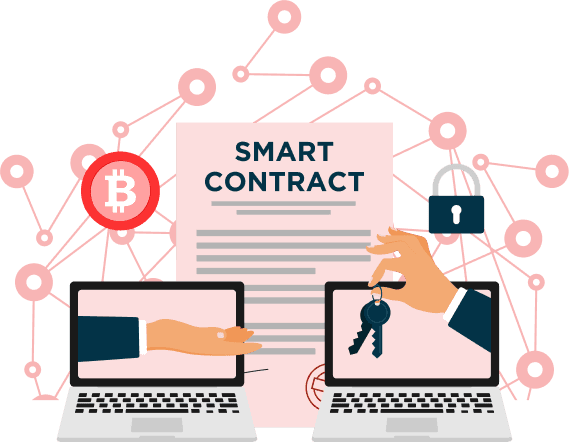 Secure smart contract deployment illustration