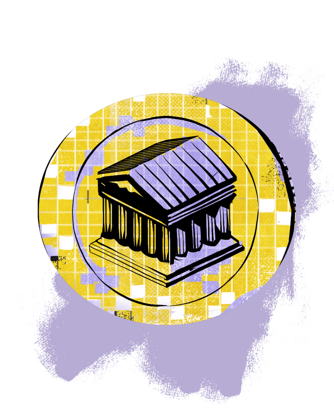 Illustration of tokenized real-world assets